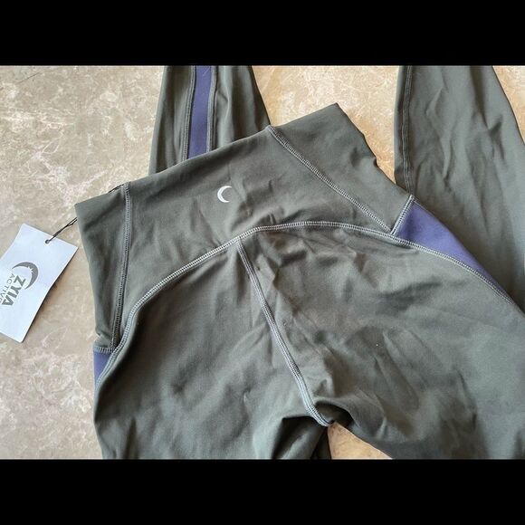 ZYIA active dark olive mesh luxe 7/8 24” size 2 - Picture 8 of 10